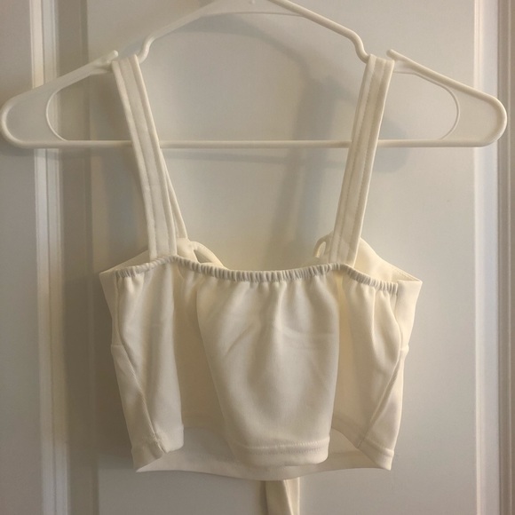 Punk crop top with rivets and chocker - Picture 3 of 3